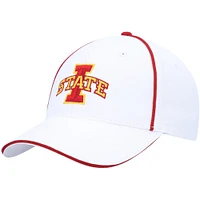 Men's Colosseum  White Iowa State Cyclones Take Your Time Snapback Hat
