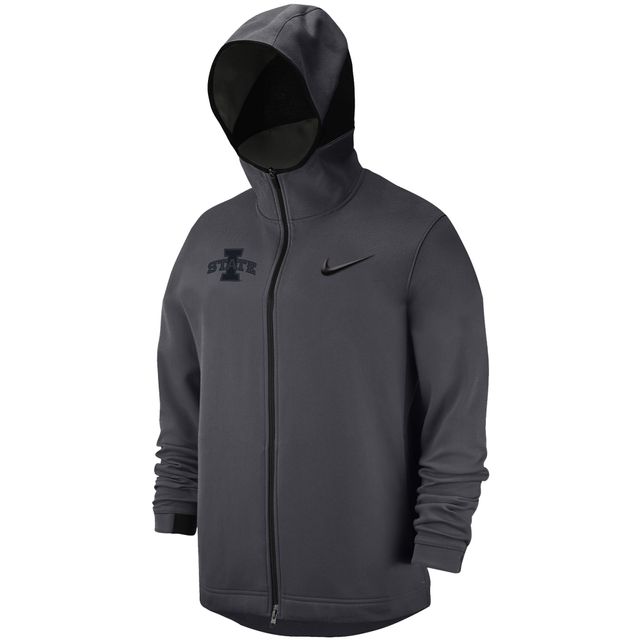 Veste à capuche Nike Iowa State Cyclones Tonal Showtime entièrement zippée pour homme