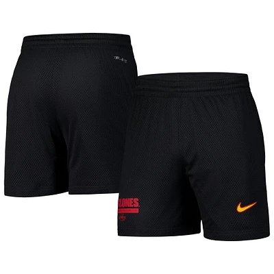 Short Nike noir Iowa State Cyclones 2024 Sideline pour homme