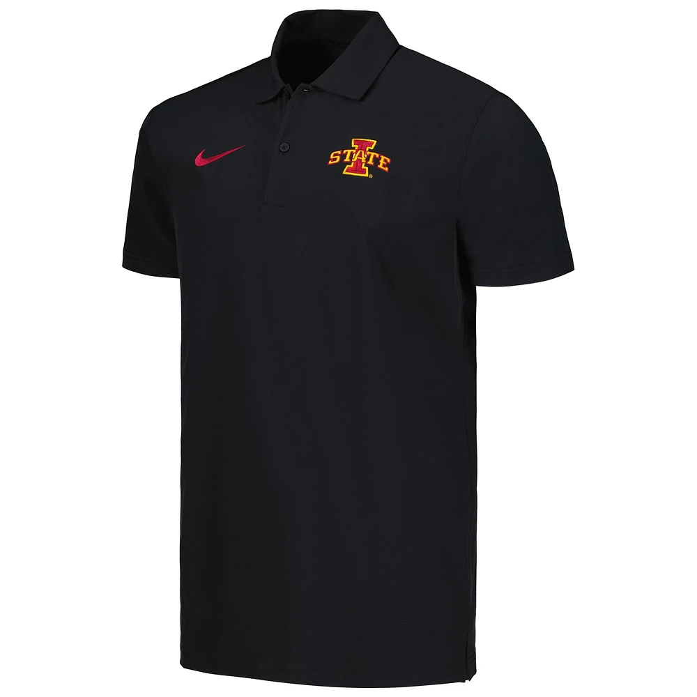 Polo noir BCS Apparel pour hommes des Cyclones de l'Iowa State