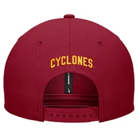 Men's Nike Cardinal Iowa State Cyclones Pro Snapback Hat