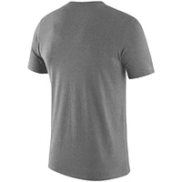 Men's Nike Heathered Charcoal Iowa State Cyclones Big & Tall Legend Primary Logo Performance T-Shirt