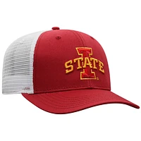 Men's Top of the World Cardinal/White Iowa State Cyclones Trucker Snapback Hat