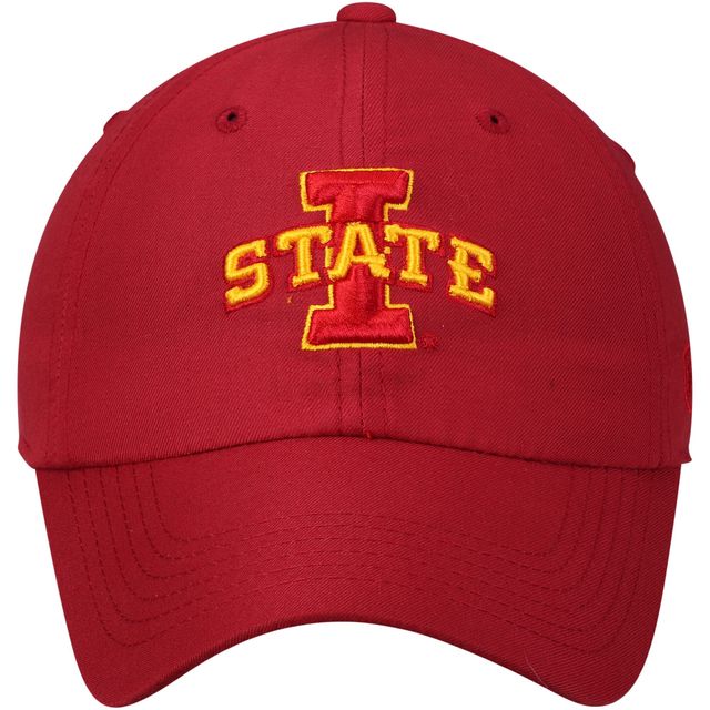 Casquette ajustable à logo principal Cardinal Iowa State Cyclones pour hommes Top of the World