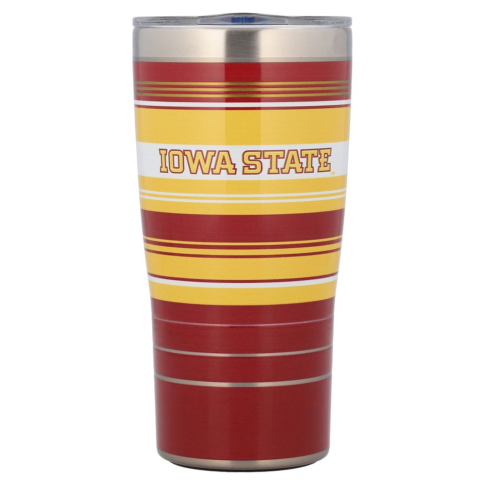 Tervis Iowa State Cyclones 20oz. Gobelet en acier inoxydable à rayures Hype