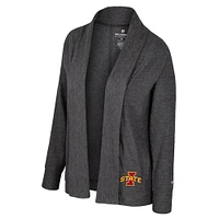 Women's Colosseum  Charcoal Iowa State Cyclones Dash Cardigan