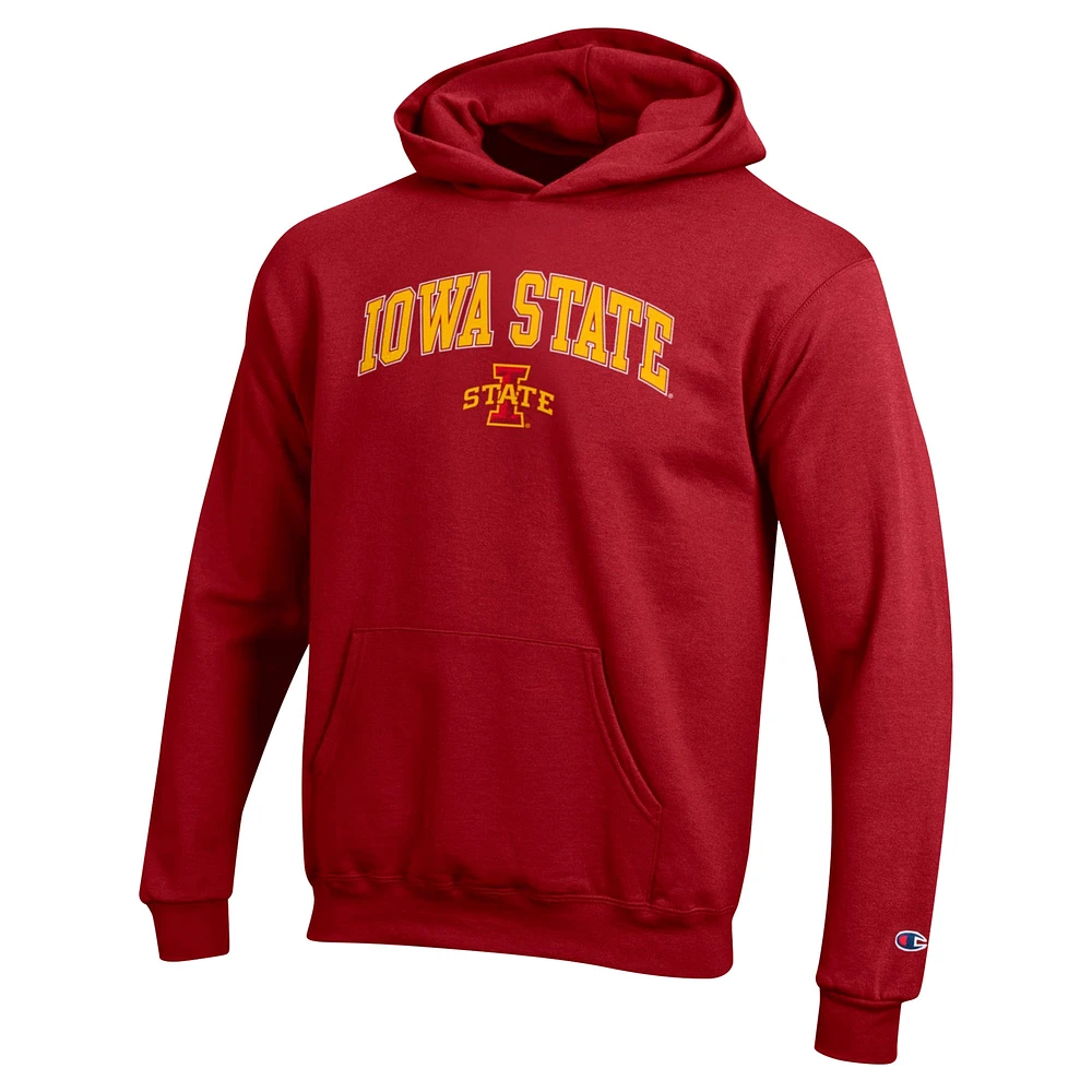 Youth Champion Cardinal Iowa State Cyclones Campus Pullover Hoodie