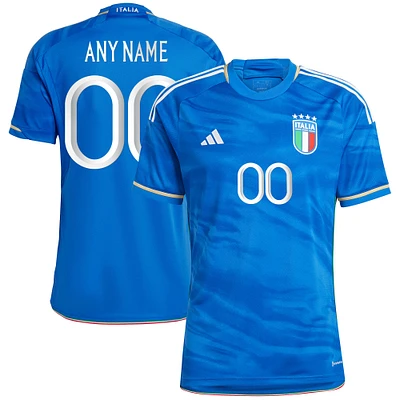 Maillot adidas Équipe nationale d'Italie 2023/24 domicile bleu pour homme - personnalisé réplique