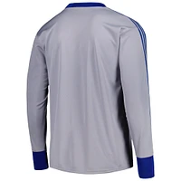 Men's adidas Gray Italy National Team Authentic Football Icon Goalkeeper Jersey