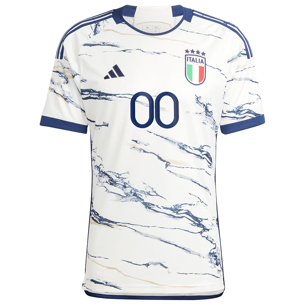 Men's adidas White Italy National Team 2023/24 Away - Replica Custom Jersey