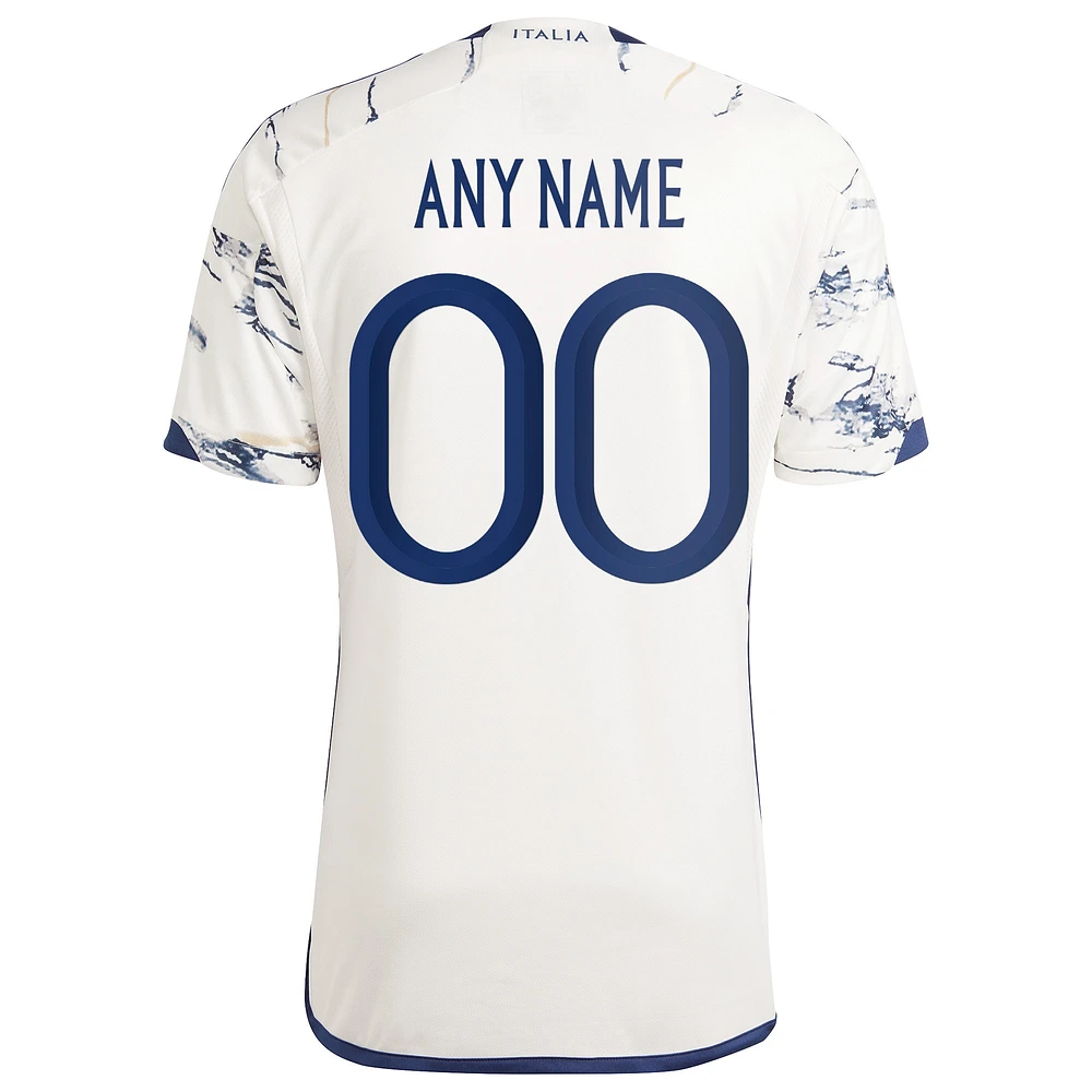 Men's adidas White Italy National Team 2023/24 Away - Replica Custom Jersey
