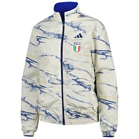 Women's adidas Blue Italy National Team Anthem Reversible Full-Zip Jacket