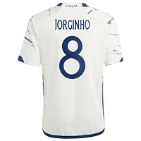 Youth adidas Jorginho White Italy National Team 2023 Away - Replica Player Jersey