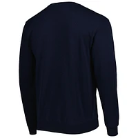 Men's Colosseum Navy Jackson State Tigers Arch Over Logo Pullover Sweatshirt