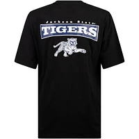 T-shirt FISLL noir avec applique des Jackson State Tigers pour hommes