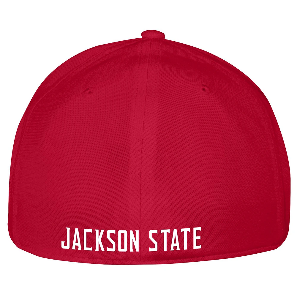 Casquette flexible Iso-Chill Blitzing Accent rouge des Jackson State Tigers pour hommes