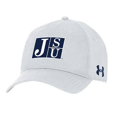 Men's Under Armour White Jackson State Tigers CoolSwitch AirVent Adjustable Hat
