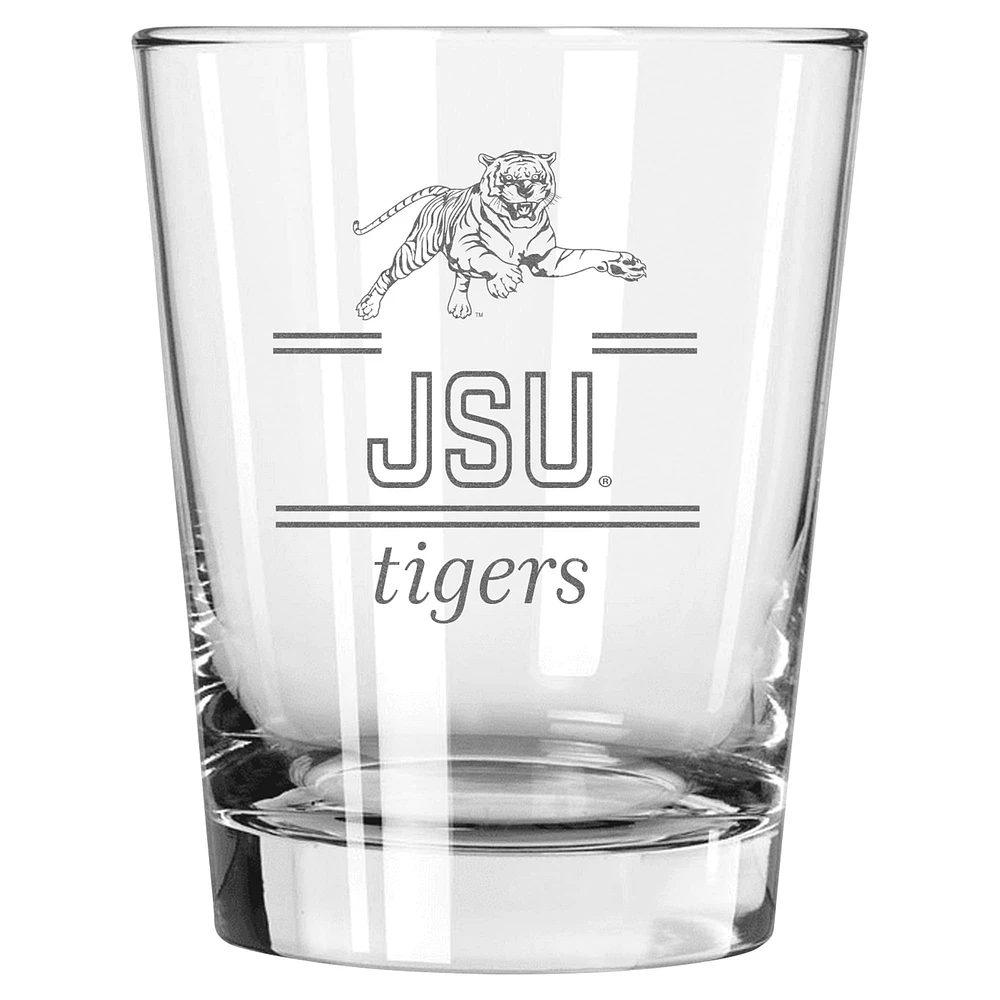 The Memory Company Jackson State Tigers 15oz. Verre double à l'ancienne