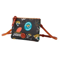 Dooney & Bourke Jacksonville Jaguars Sac à main à bandoulière avec fermeture éclair sur le dessus