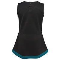 Girls Toddler Black Jacksonville Jaguars Cheer Captain Dress with Bloomers