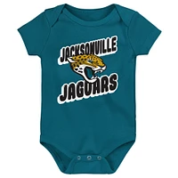 Infant Jacksonville Jaguars Play Day Three-Pack Bodysuit Set