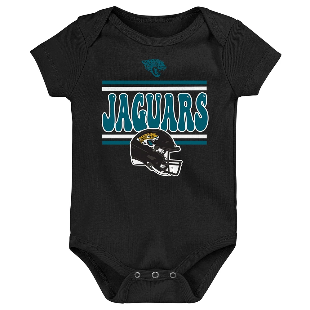Infant Jacksonville Jaguars Play Day Three-Pack Bodysuit Set