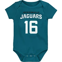 Infant Trevor Lawrence Teal Jacksonville Jaguars Mainliner Player Name & Number Bodysuit