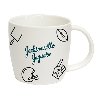 Jaguars de Jacksonville 18oz. Tasse de meneur de jeu