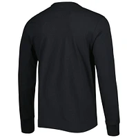 Men's '47 Black Jacksonville Jaguars Brand Wide Out Franklin Long Sleeve T-Shirt
