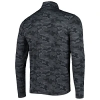 Men's Antigua Black Jacksonville Jaguars Brigade Quarter-Zip Sweatshirt