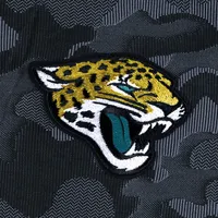 Men's Antigua Black Jacksonville Jaguars Brigade Quarter-Zip Sweatshirt