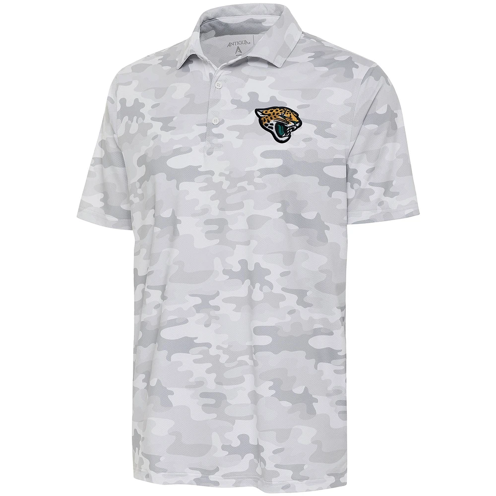 Men's Antigua White Jacksonville Jaguars Collide Polo