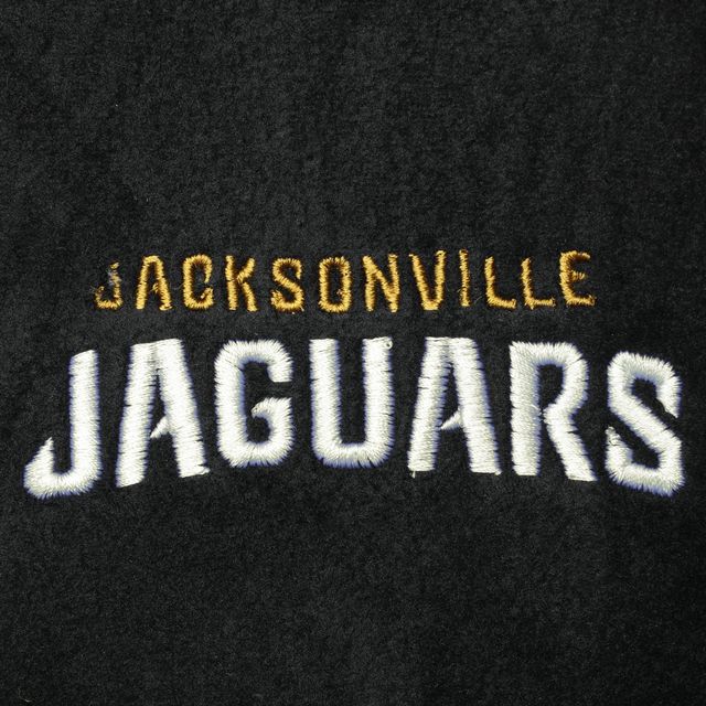 Veste en molleton entièrement zippée Houston Jaguars de Jacksonville pour homme, noire