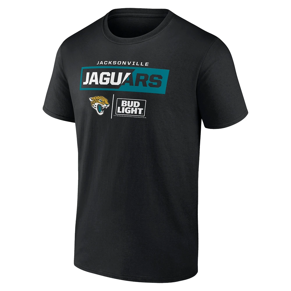 Men's Black Jacksonville Jaguars NFL x Bud Light T-Shirt