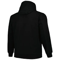 Men's Dunbrooke Black Jacksonville Jaguars Big & Tall Dakota Canvas Hoodie Full-Zip Jacket