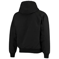 Men's Dunbrooke Black Jacksonville Jaguars Dakota Cotton Canvas Hooded Jacket