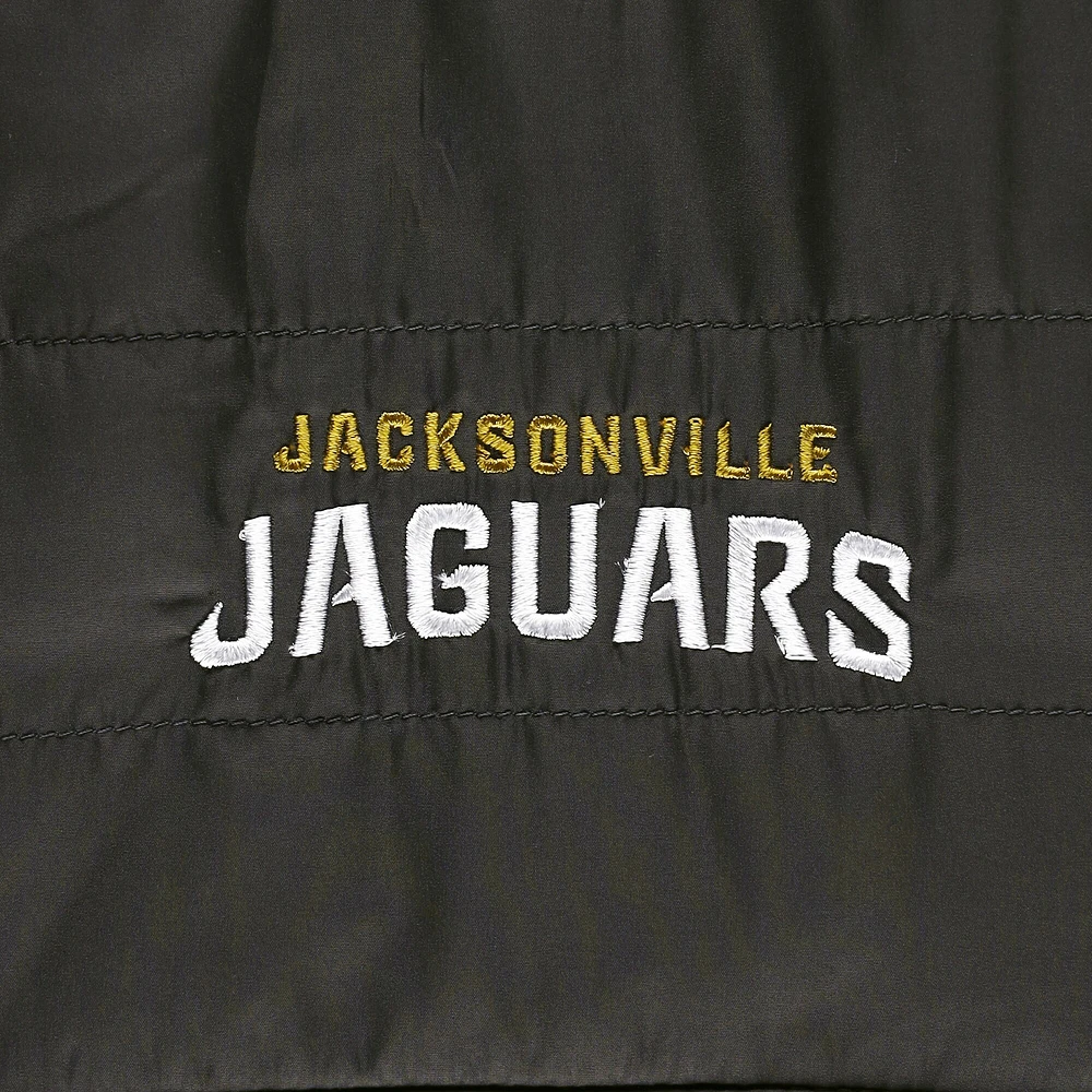 Men's Dunbrooke Heather Black Jacksonville Jaguars Explorer Tech Full-Zip Jacket
