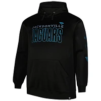 Men's Fanatics  Black Jacksonville Jaguars Big & Tall Fleece Pullover Hoodie