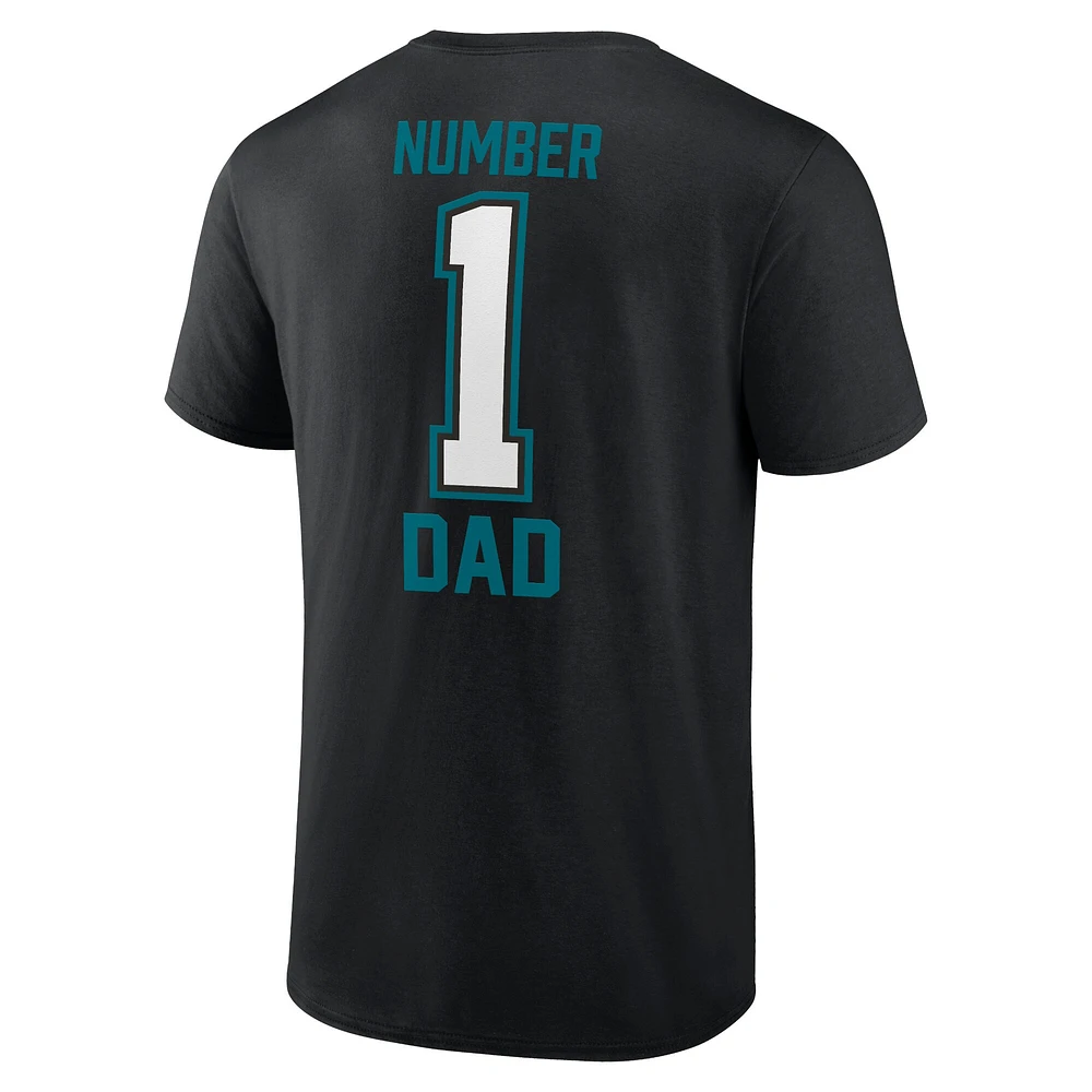 Men's Fanatics Black Jacksonville Jaguars Father's Day T-Shirt