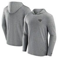 Men's Fanatics Black Jacksonville Jaguars Front Office Tech Lightweight Hoodie T-Shirt