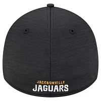 Men's New Era Black Jacksonville Jaguars  Active Tech 39THIRTY Flex Hat