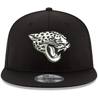 Men's New Era Black Jacksonville Jaguars B-Dub 9FIFTY Adjustable Hat