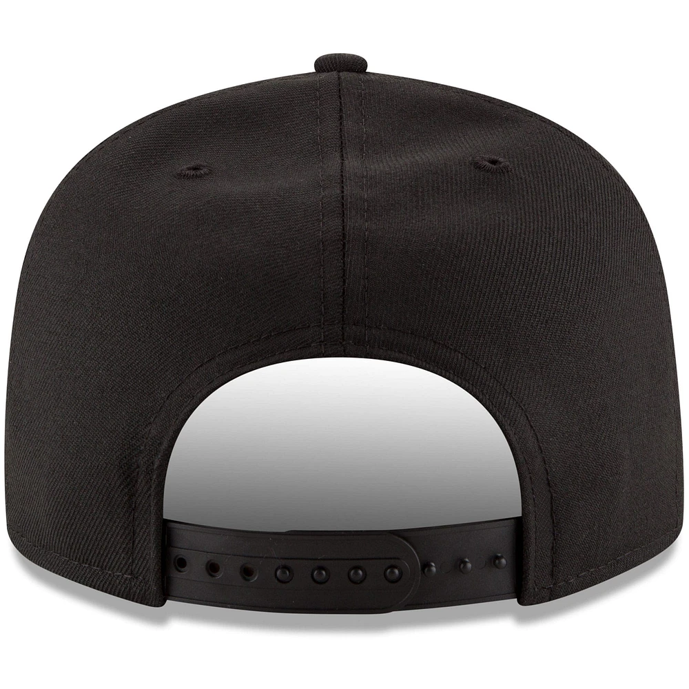 Men's New Era Black Jacksonville Jaguars B-Dub 9FIFTY Adjustable Hat