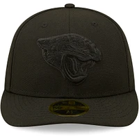 Men's New Era Black Jacksonville Jaguars on Low Profile 59FIFTY II Fitted Hat
