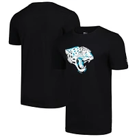 Men's New Era Black Jacksonville Jaguars Camo Logo T-Shirt