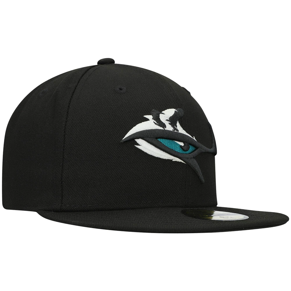 Men's New Era Black Jacksonville Jaguars Elemental 59FIFTY Fitted Hat