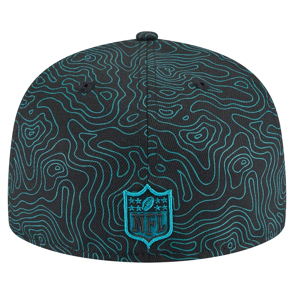 Men's New Era Black Jacksonville Jaguars Geo 59FIFTY Fitted Hat