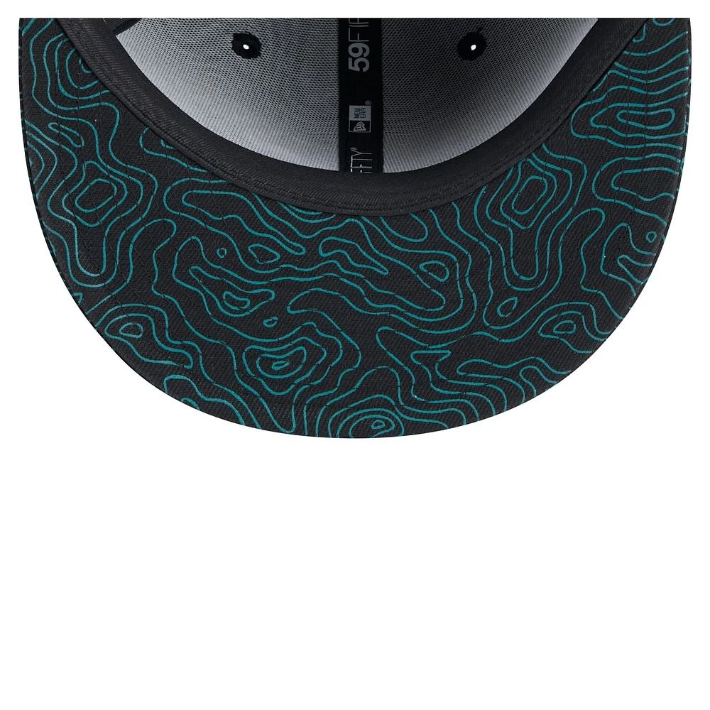 Men's New Era Black Jacksonville Jaguars Geo 59FIFTY Fitted Hat