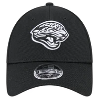Men's New Era Black Jacksonville Jaguars Main B-Dub 9FORTY Adjustable Hat