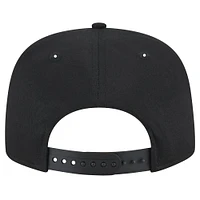 Men's New Era  Black Jacksonville Jaguars Throwback Crawl Lockup Golfer Snapback Hat